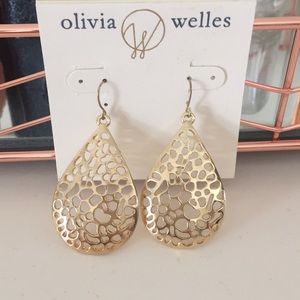 Olivia Welles gold plated earrings